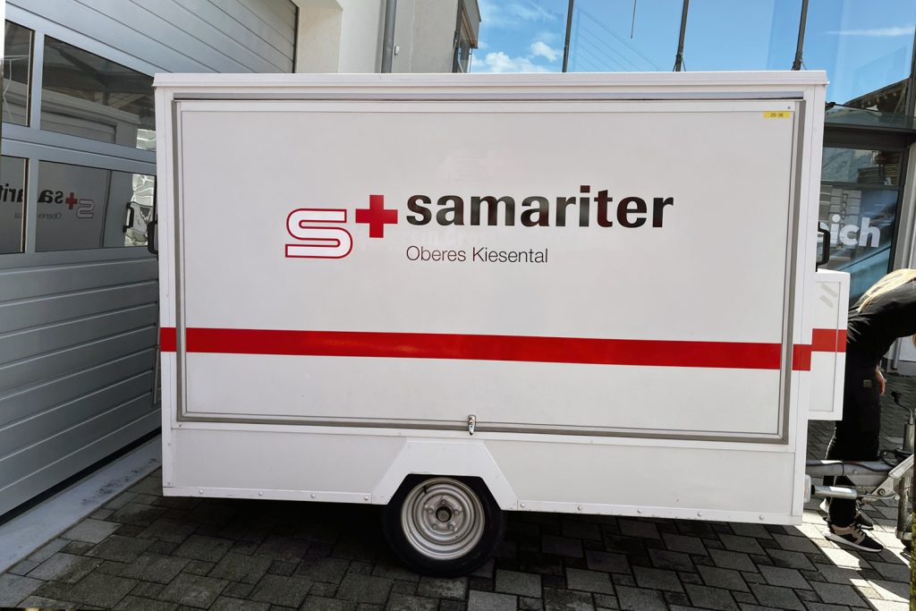 Anhänger Beschriftung